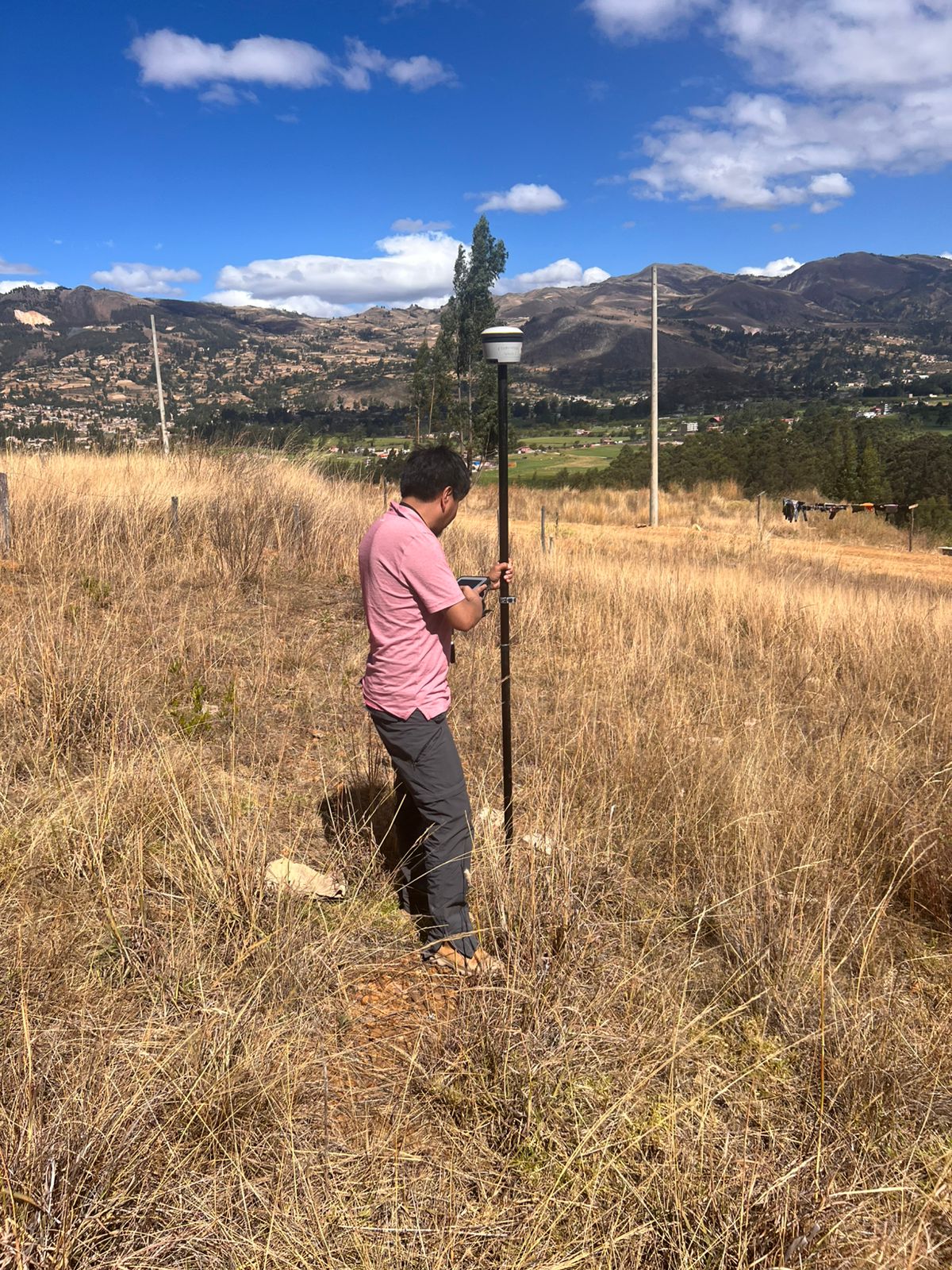 Levantamiento GNSS de ANCOL en el paisaje andino